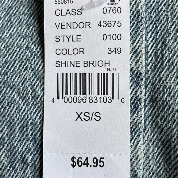 NWT Sherpa lined denim - Picture 3 of 5